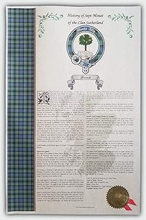 Mr Sweets Allony Scottish Clan & Sept 11x17 History Print - Tartan, Buckle, Crest, Last Name Surname Meaning, Genealogy, Family Tree Research Aid, Roots, Ancestry, Ancestors and Namesakes