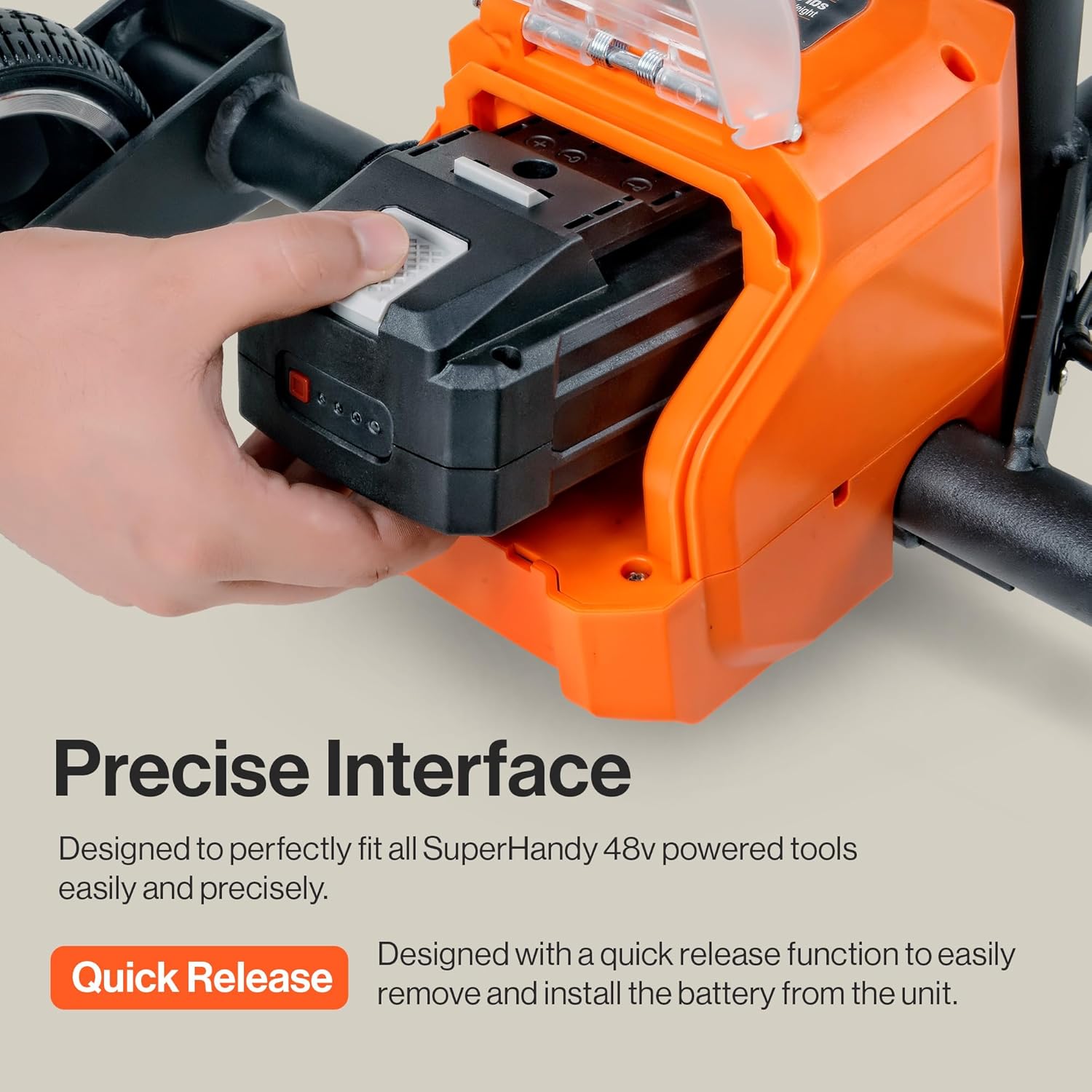 SuperHandy Lithium-Ion Rechargeable Battery 48V DC 2Ah 88.8 Watt Hours (for The Mobility Scooter, ULV Foggers, Earth/Ice Auger and More) (BL481-SH)-6