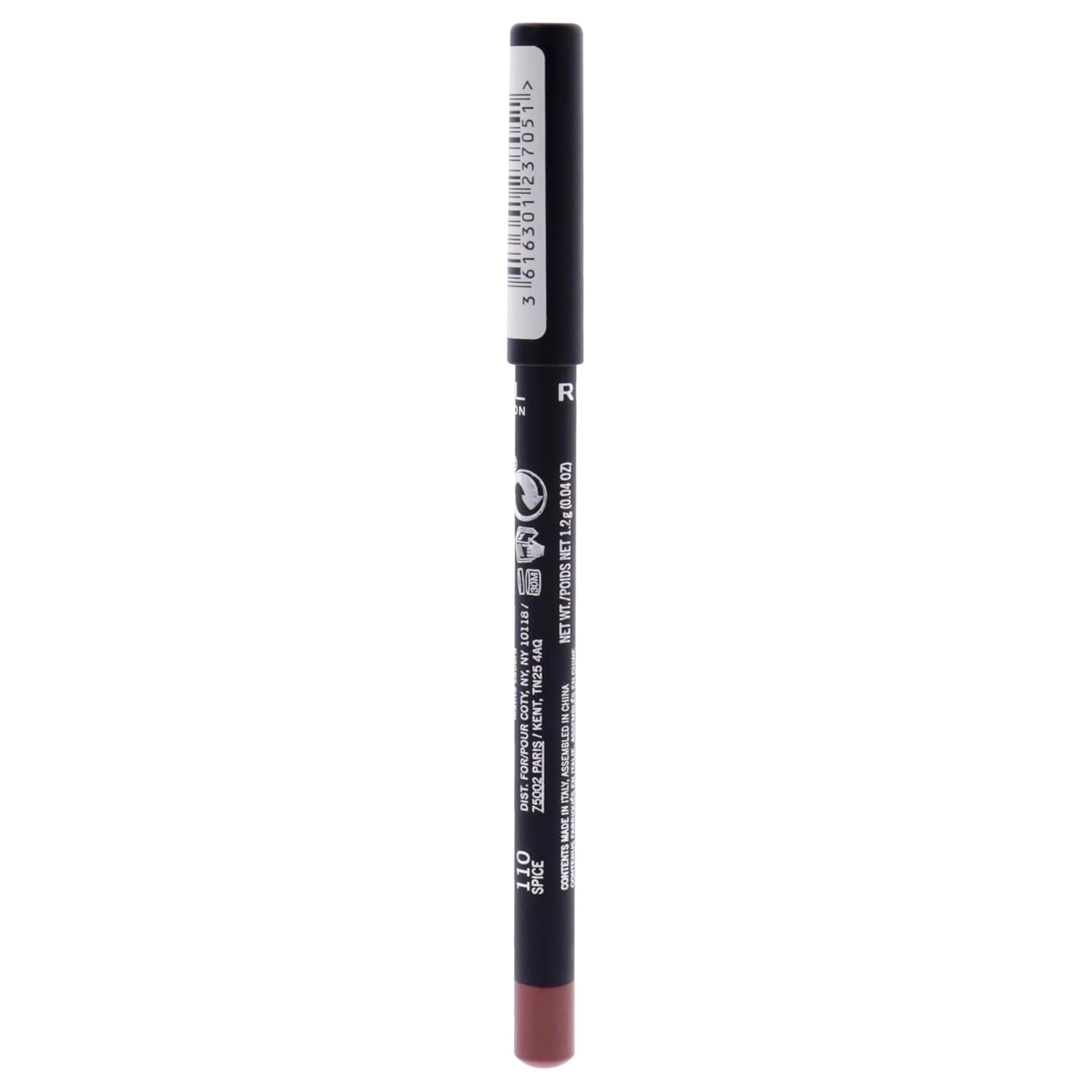 Rimmel Lasting Finish 8HR Soft Lip Liner Pencil - Vibrant, Blendable Formula to Lock Lipstick in Place for 8 Hours - 110 Spice, .04oz-3