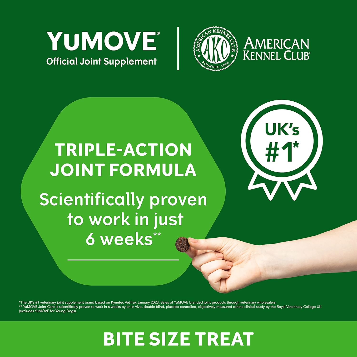 Dog Joint Supplement, Hip and Joint Supplement for Dogs with Glucosamine, Hyaluronic Acid, and Green Lipped Mussel and Omegas, Relief for Dog Hip and Joint Aches and Stiffness, by YuMOVE - 150 Bites-1