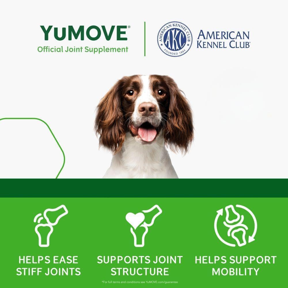 Dog Joint Supplement, Hip and Joint Supplement for Dogs with Glucosamine, Hyaluronic Acid, and Green Lipped Mussel and Omegas, Relief for Dog Hip and Joint Aches and Stiffness, by YuMOVE - 150 Bites-6