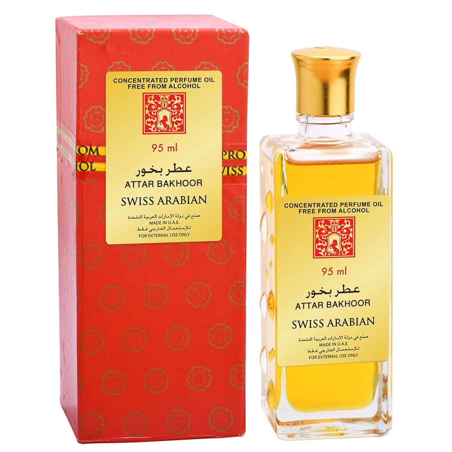 Swiss Arabian Attar Bakhoor - Luxury Products from Dubai - Long Lasting Personal Perfume Oil - A Seductive, Exceptionally Made, Signature Fragrance - The Luxurious Scent of Arabia - 3.2 oz-0