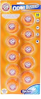 Arm & Hammer Odor Busterz Balls Air Freshener and Odor Eliminator, 10-Piece - Deodorizer, Carpet Fresh, Odor Remover, Pet Fresh