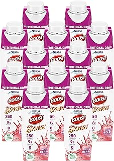 BOOST Breeze Nutritional Drink Wildberry, 8 Fl Oz (Pack of 12)