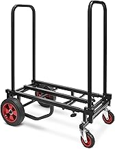 Pyle Adjustable Professional Equipment - Compact 8-in-1 Folding, Foldable and Lightweight, Hand Truck/Dolly/Platform Cart, Extends Up to 27.52'' to 44.25'' - Pyle PKEQ48