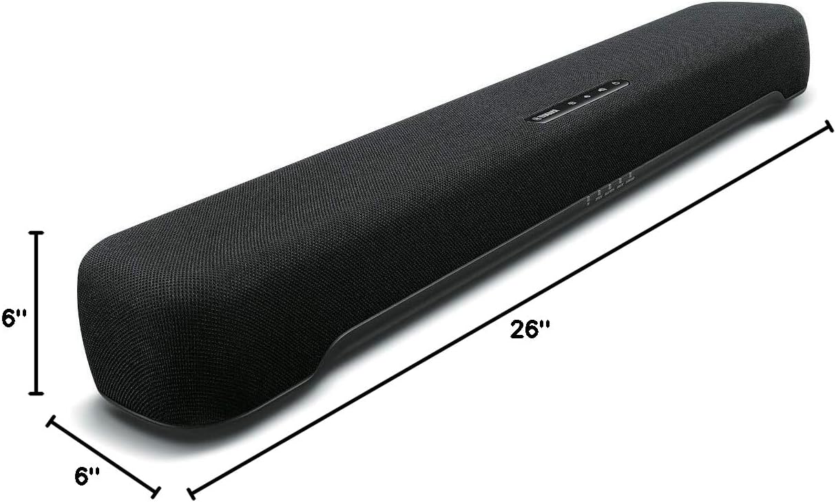 Yamaha Audio SR-C20A Compact Sound Bar with Built-in Subwoofer and Bluetooth, Black-9