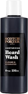 Scotch Porter Moisturizing Beard Wash – Cleanse, Refresh, Hydrate & Soften Coarse, Dry Beard Hair while Protecting Skin for a Fuller/Healthier-Looking Beard – Original Scent, 8 oz. Bottle