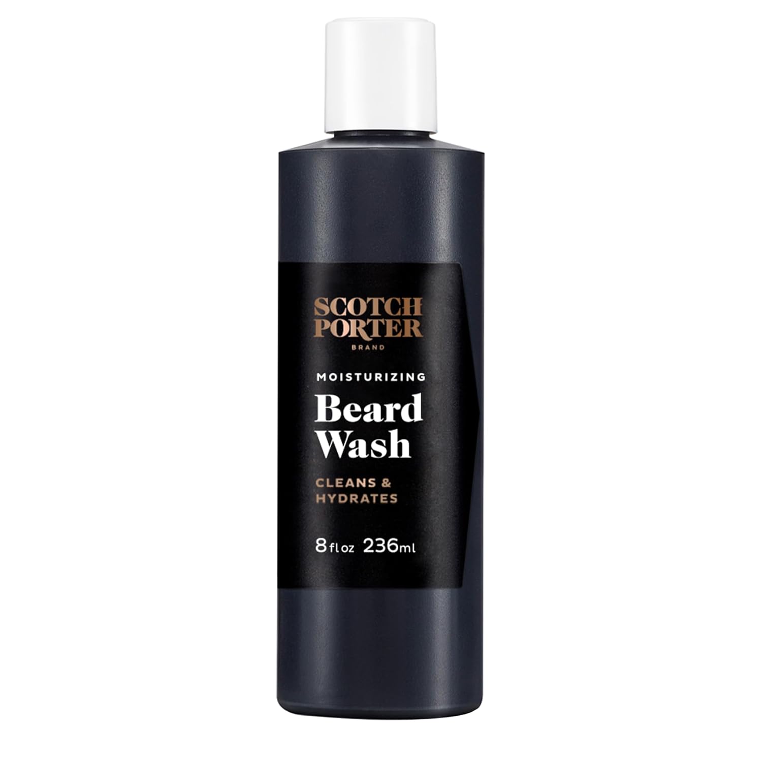 Scotch Porter Moisturizing Beard Wash – Cleanse, Refresh, Hydrate & Soften Coarse, Dry Beard Hair while Protecting Skin for a Fuller/Healthier-Looking Beard – Original Scent, 8 oz. Bottle-0