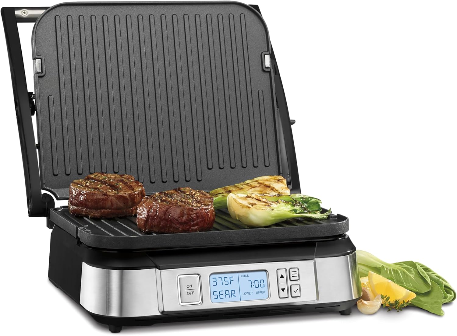 Cuisinart GR-6S Contact Griddler with Smoke-Less Mode-0