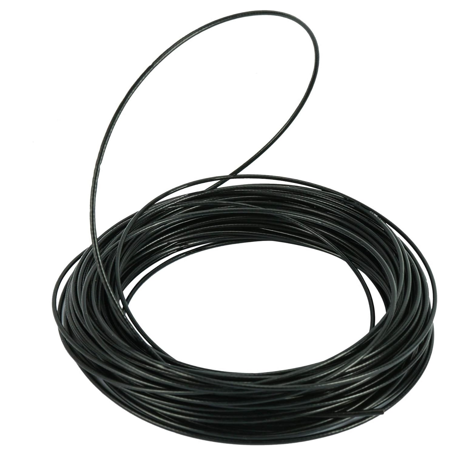 164 FT Vinyl Coated Wire Rope Black Wire Rope Cable, 304 Stainless Steel, 7x7 Strand Core, 1/16" Wire Rope, 3/32" Coated OD, 326 lbs Breaking Strength (164FT)-4