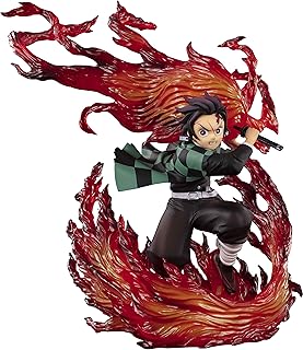 TAMASHII NATIONS TAMASHII NATIONS - Demon Slayer: Kimetsu no Yaiba - Kamado Tanjiro Hinokami Kagura, Bandai Spirits FiguartsZERO Collectible Statue