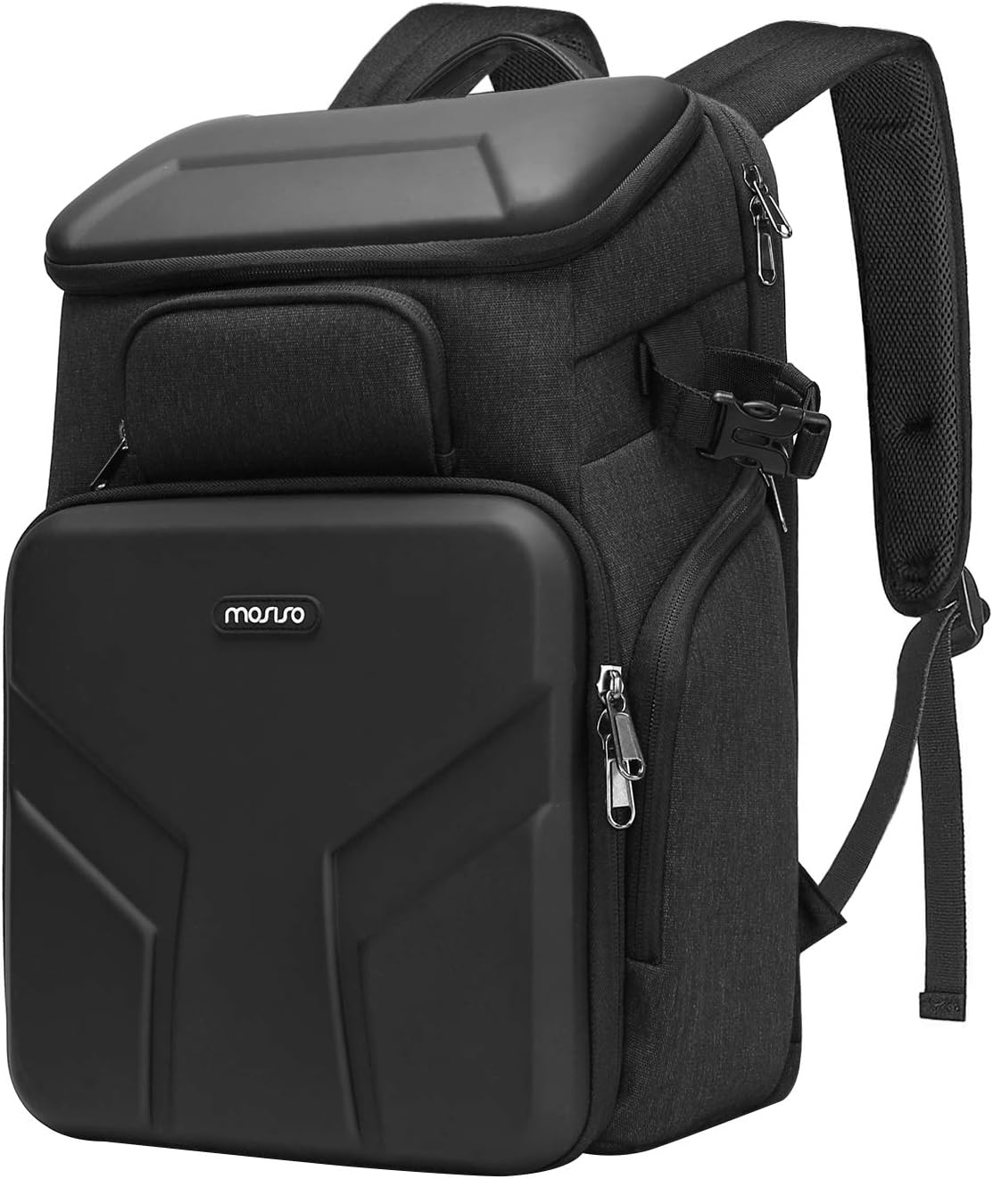 MOSISO Camera Backpack,DSLR/SLR/Mirrorless Photography Waterproof 17.3 inch Camera Bag with Front Hard Shell&Laptop Compartment&Tripod Holder&Rain Cover Compatible with Canon/Nikon/Sony, Space Gray-0