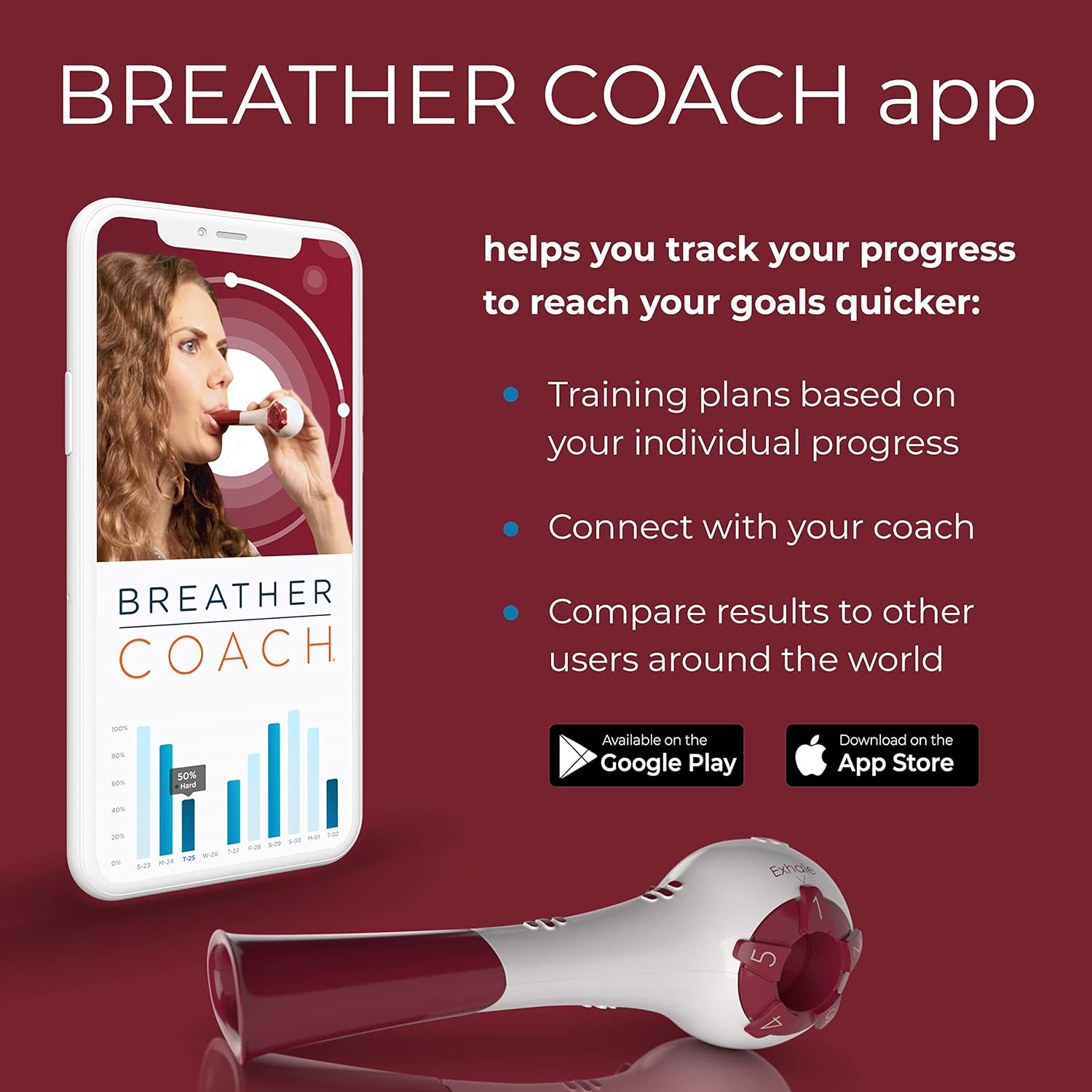 Breather Voice | Hand-Held Independent Vocal Muscle Trainer for Singers, Podcasters, Speakers, Influencers | Improve Vocal Strength with Safe Voice Training Device | Guided Mobile App Included-6