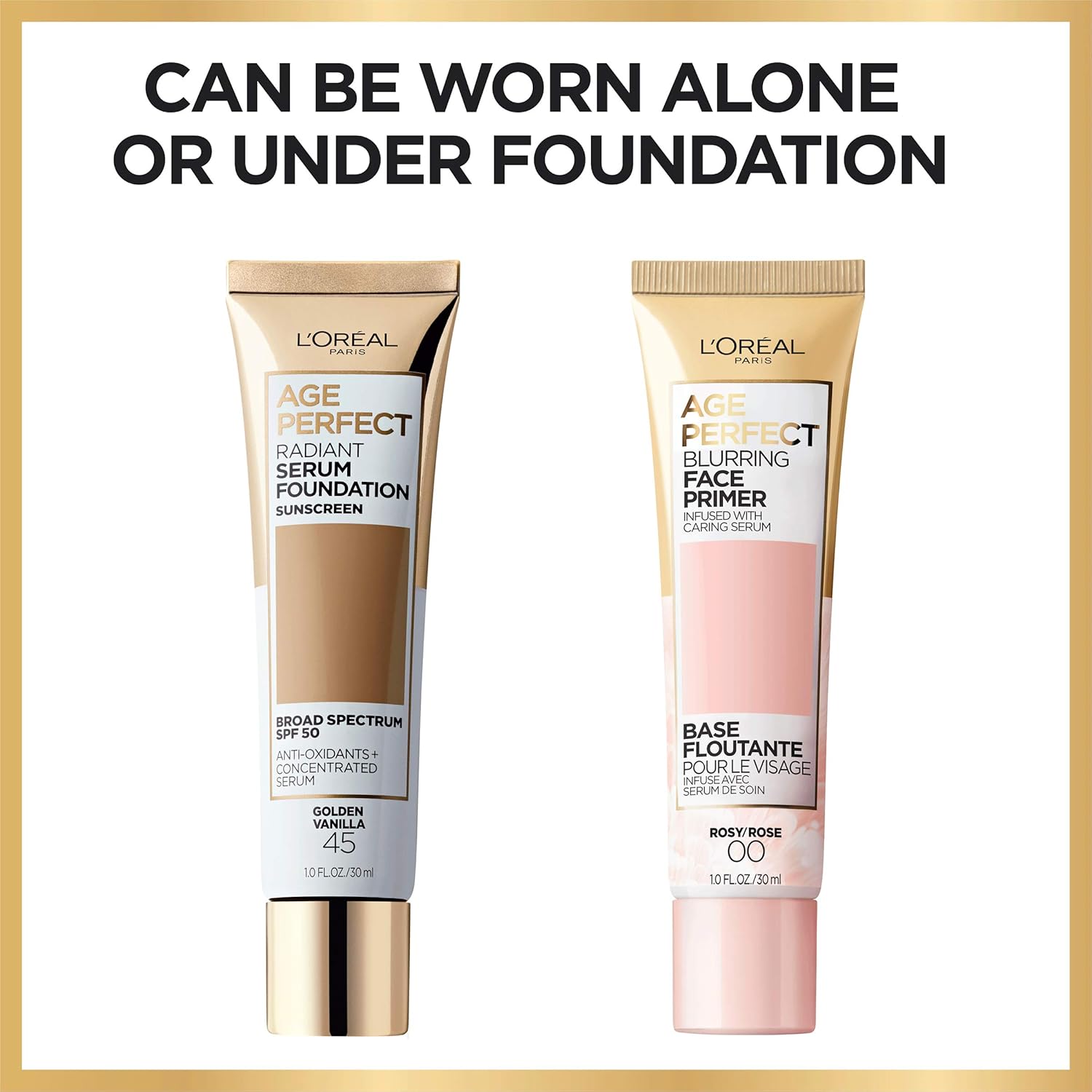 L'Oreal Paris Age Perfect Face Blurring Primer Infused with Caring Serum Smoothes Liners and Pores-4