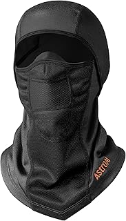 AstroAI AstroAI Ski Mask Windproof Balaclava for Cold Weather, Winter Face Mask Breathable Stretchable for Skiing, Snowboarding, Black