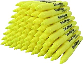 Dabo&Shobo Yellow highlighter, 60 Pack -bright color, chisel tip, for Adults Highlighting in the Home School Office …