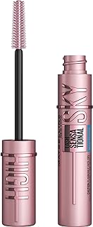 Maybelline Lash Sensational Sky High Waterproof Mascara Makeup, Volumizing, Lengthening, Defining, Curling, Multiplying, Buildable Formula, Very Black, 1 Count