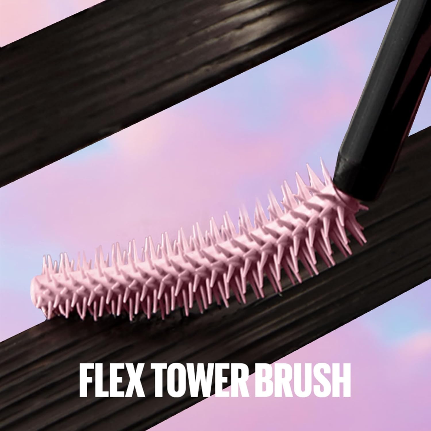 Maybelline Lash Sensational Sky High Washable Mascara Makeup, Volumizing, Lengthening, Defining, Curling, Multiplying, Buildable Formula, Very Black, 1 Count-4