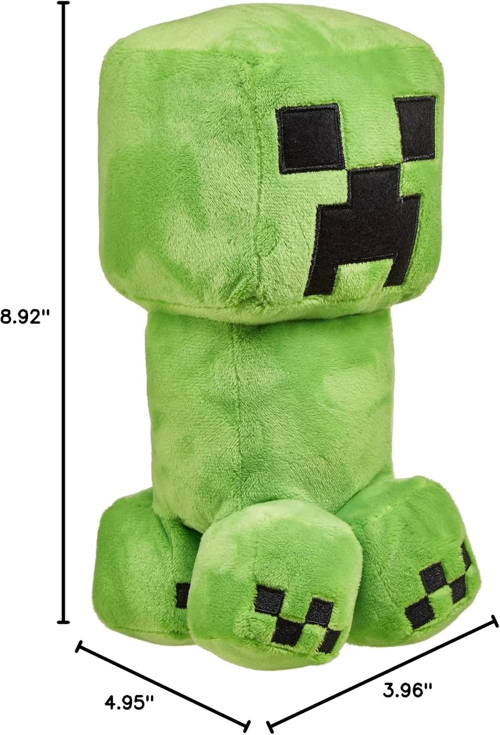 Mattel Minecraft Basic 8-inch Plush Creeper Stuffed Animal Figure, Soft Doll Inspired by Video Game Character-6