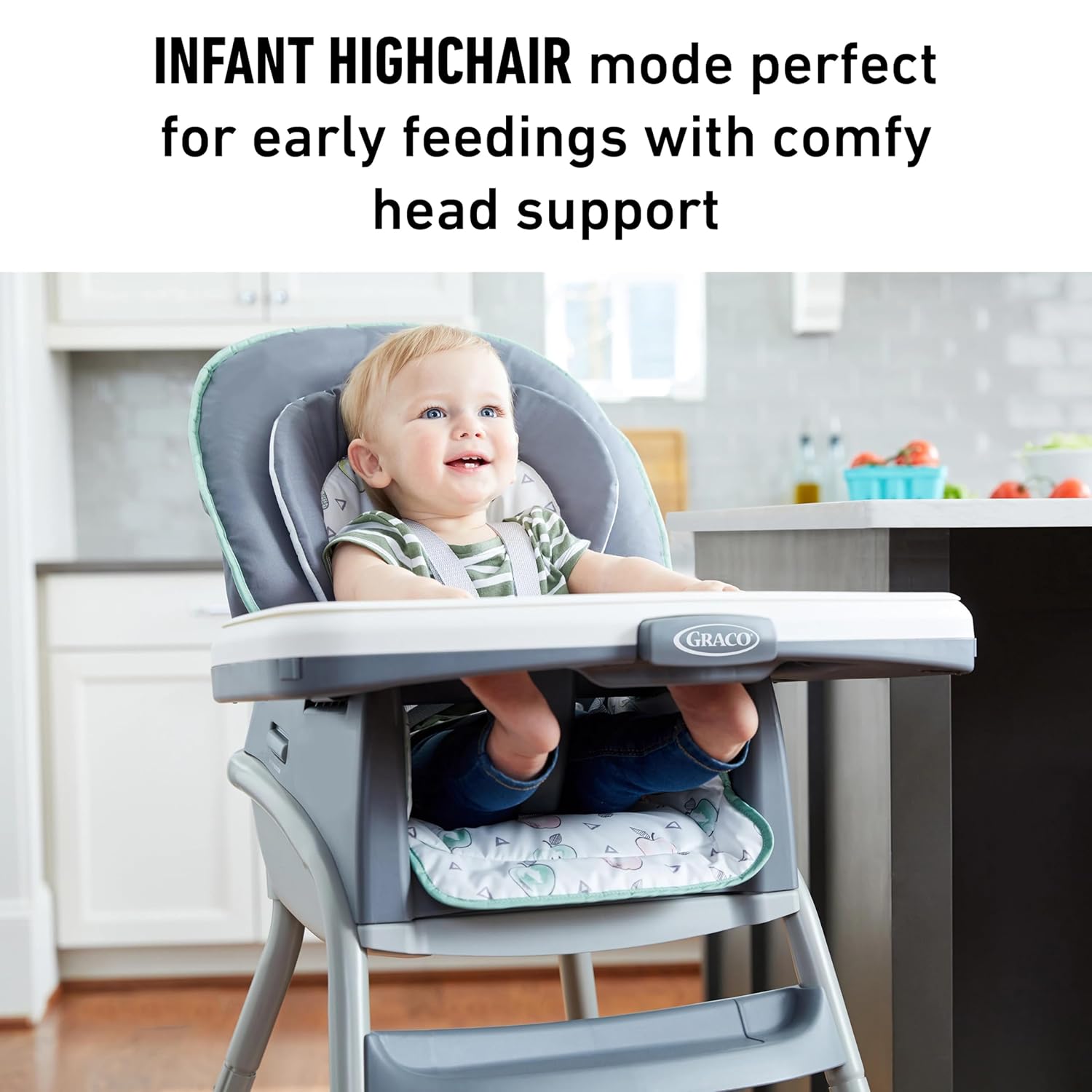 Graco® Table2Table LX 6-in-1 Highchair, Arrows with Infant Head Support & One-Hand Removable Tray-3