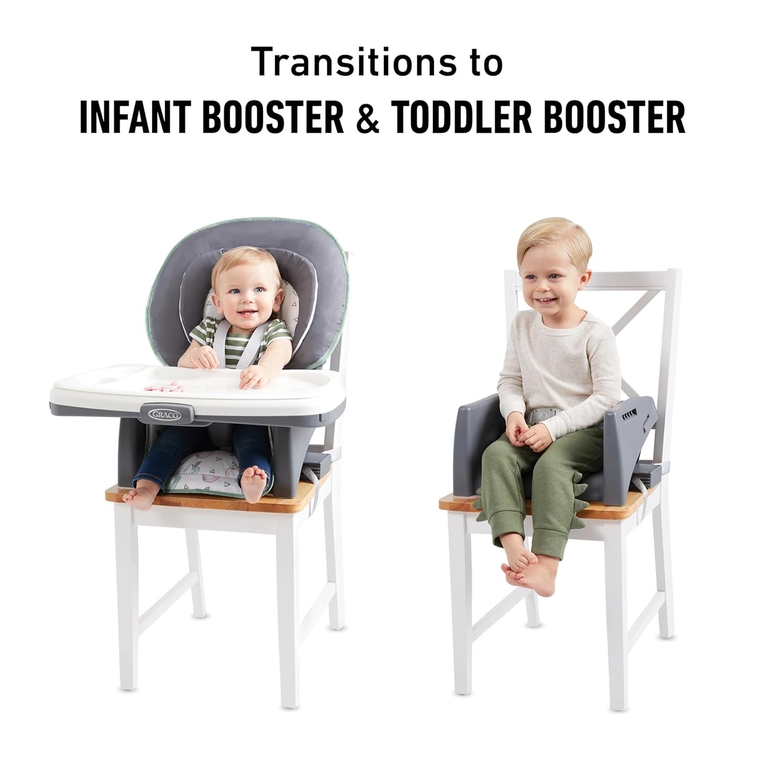 Graco® Table2Table LX 6-in-1 Highchair, Arrows with Infant Head Support & One-Hand Removable Tray-4