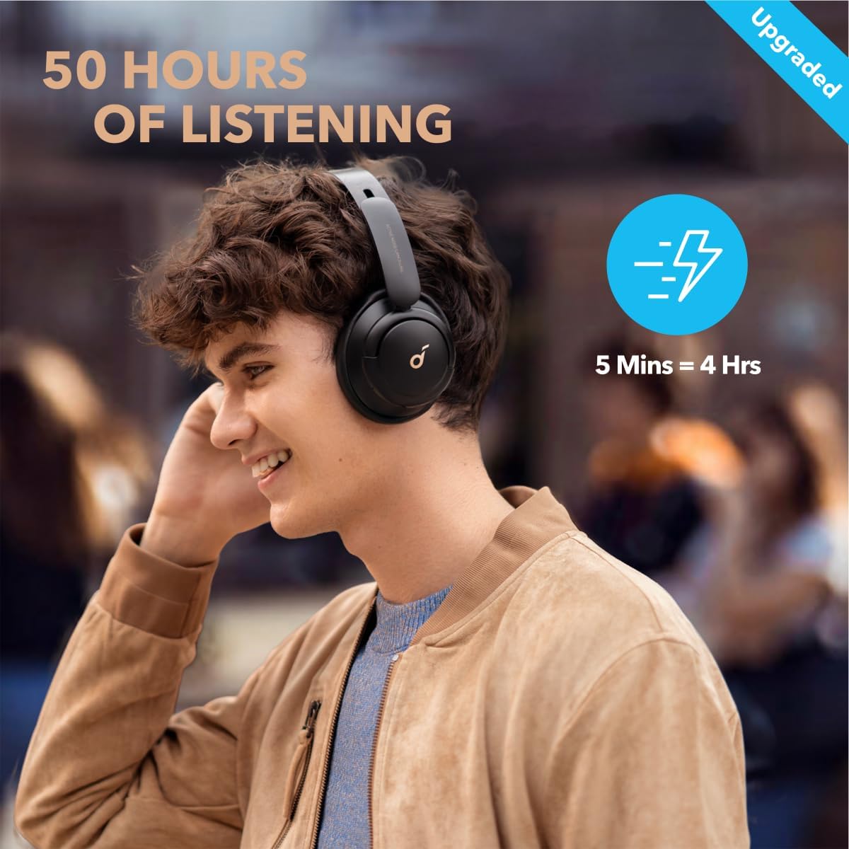 Soundcore by Anker Life Q30 Hybrid Active Noise Cancelling Headphones with Multiple Modes, Hi-Res Sound, Custom EQ via App, 40H Playtime, Comfortable Fit, Bluetooth, Multipoint Connection-3