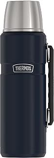 THERMOS Stainless King Vacuum-Insulated Beverage Bottle, 68 Ounce, Midnight Blue