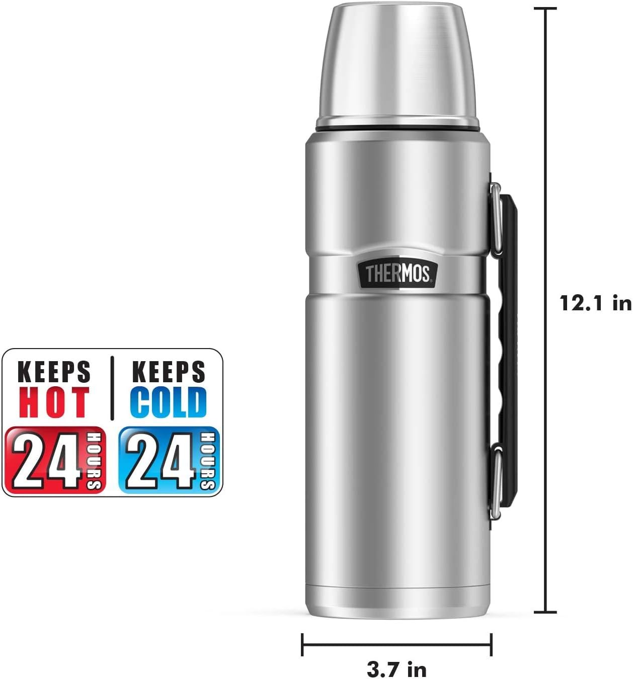 THERMOS Stainless King Vacuum-Insulated Beverage Bottle, 40 Ounce, Midnight Blue-7