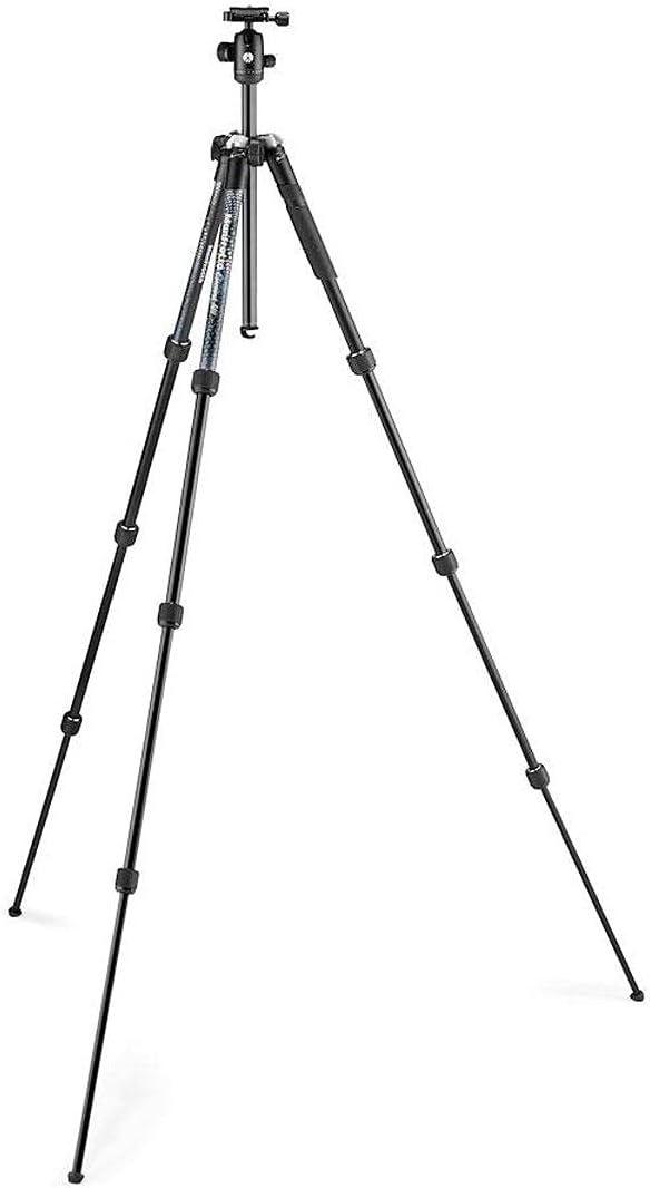 Manfrotto Element MII 4-Section Aluminum Tripod with Ball Head, Black-7