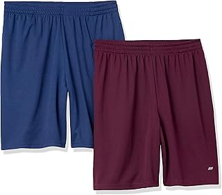 Amazon Essentials Men's Performance Tech Loose-Fit Lightweight Shorts (Available in Big & Tall), Pack of 2