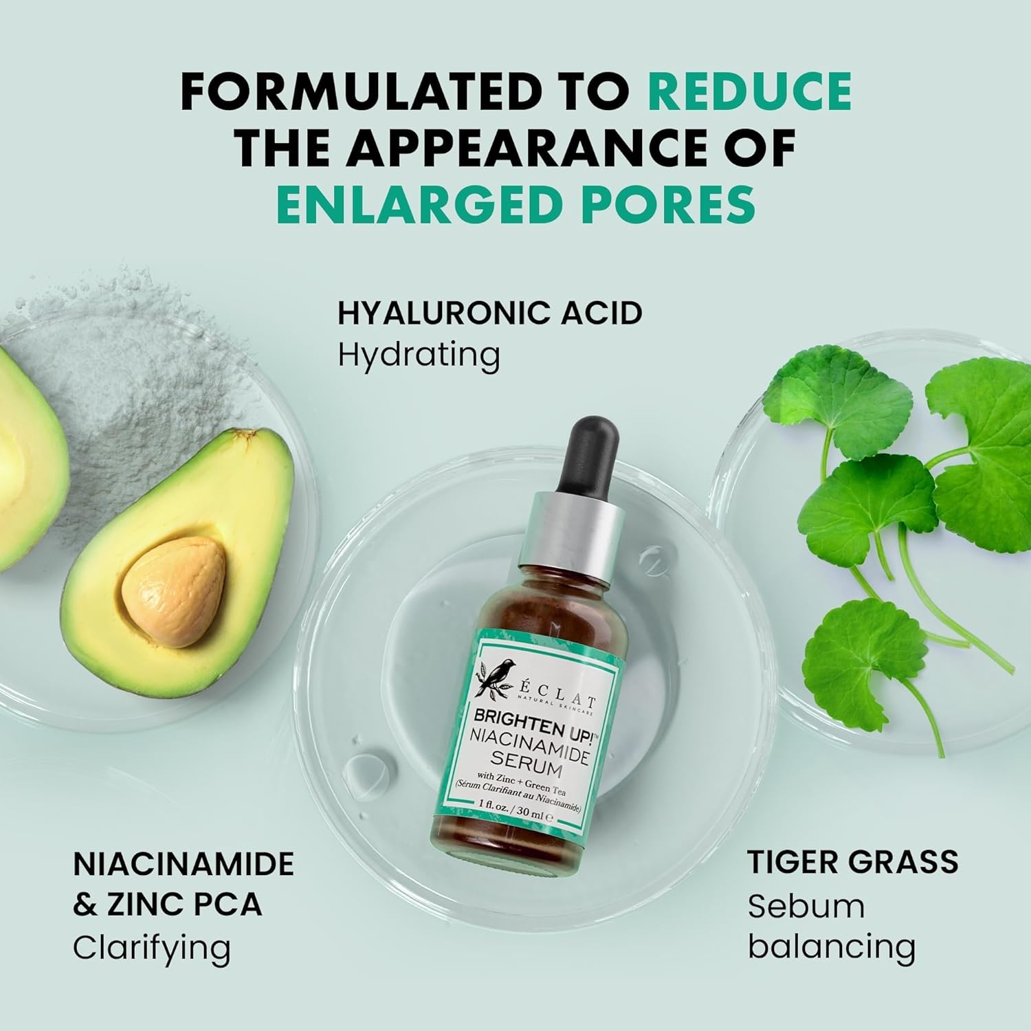 CLARIFYING Niacinamide Serum for Face - Pore Minimizer for Face Niacinimide Serum Dark Spot Remover for Face - Natrium Serum Niacinimide Niamicide Niacinamida Naicinimide Nicotinamide Serum-2