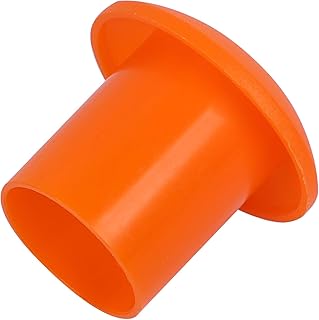 KEILEOHO 100 PCS Rebar Safety Caps,Orange Plastic Mushroom Rebar Cap End Identification Bar Mushroom Building Construction Site Supplies Rebar Size: #3-#7, 10M - 25M