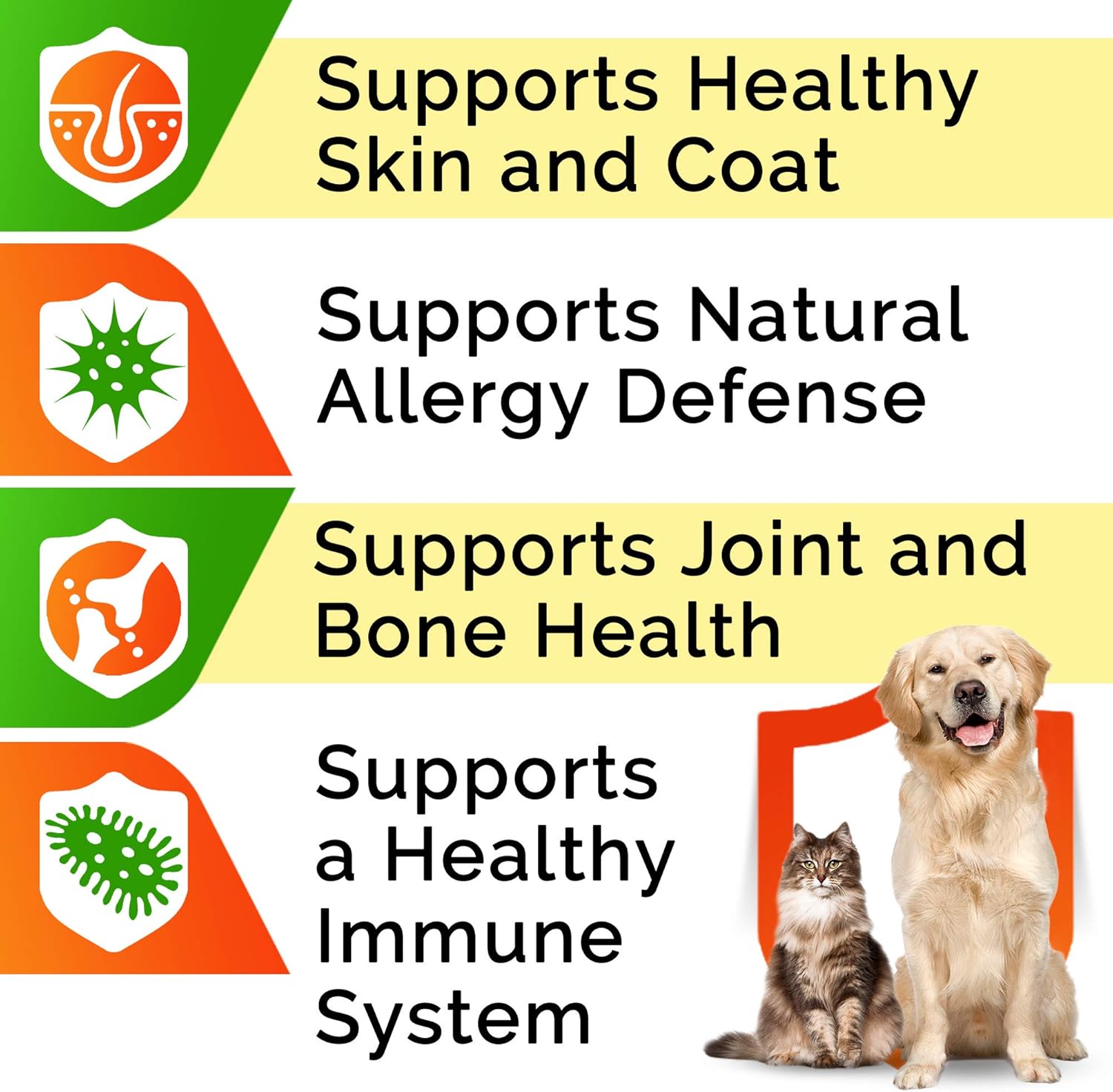 StrellaLab 32 OZ Salmon Oil for Dogs - Omega 3 Fish Oil for Dogs & Cats, Itch & Allergy Relief, Wild Alaskan Salmon Oil Dogs Skin & Coat, Dog Fish Oil Liquid, Shedding Supplement EPA & DHA Fatty Acids-3