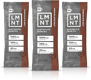 LMNT Zero Sugar Hot Chocolate or Coffee Mixer - Chocolate Salt | Drink Mix | 30 Count