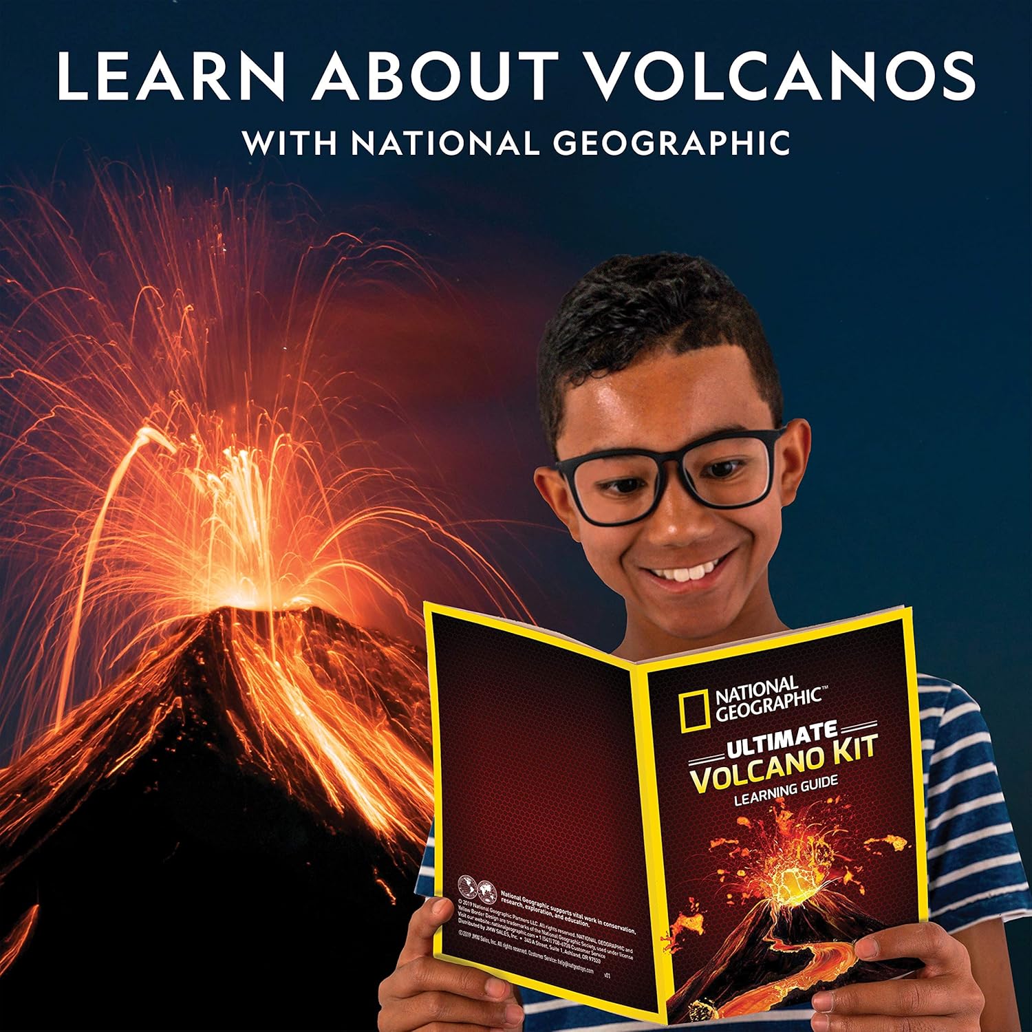 NATIONAL GEOGRAPHIC Ultimate Volcano Kit – Erupting Volcano Science Kit for Kids, 3X More Eruptions, Pop Crystals Create Exciting Sounds, STEM Science & Educational Toys (Amazon Exclusive)-5