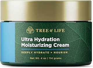 Tree of Life Beauty Hydrating and Moisturizing Face Cream with Botanical Hyaluronic Acid, 4 Fl Oz