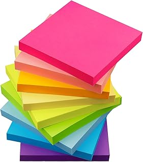 Early Buy Sticky Notes 3 x 3 Inches 9 Bright Color 9 Pad Self-Stick Notes, 70 Sheets/Pad