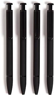 U Brands Soft Touch Midnight Monterey Ballpoint Pens, 1 mm, 4 Count