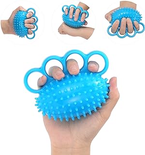 Hand Exercise Ball Finger Therapy Ball - Grip Strengthening, Improve Flexibility, Squeeze Stress Relief Balls, Resistance Strength Trainer for Hand