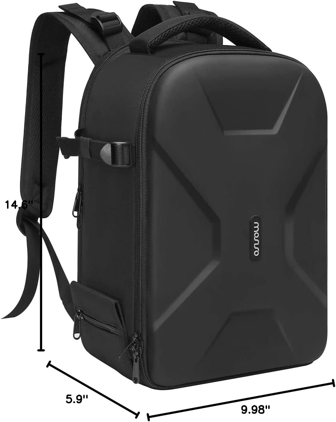 MOSISO Camera Backpack, DSLR/SLR/Mirrorless Photography Camera Bag Full Open Waterproof Hardshell Case with Insert&Tripod Holder&Laptop Compartment Compatible with Canon/Nikon/Sony, Black-7