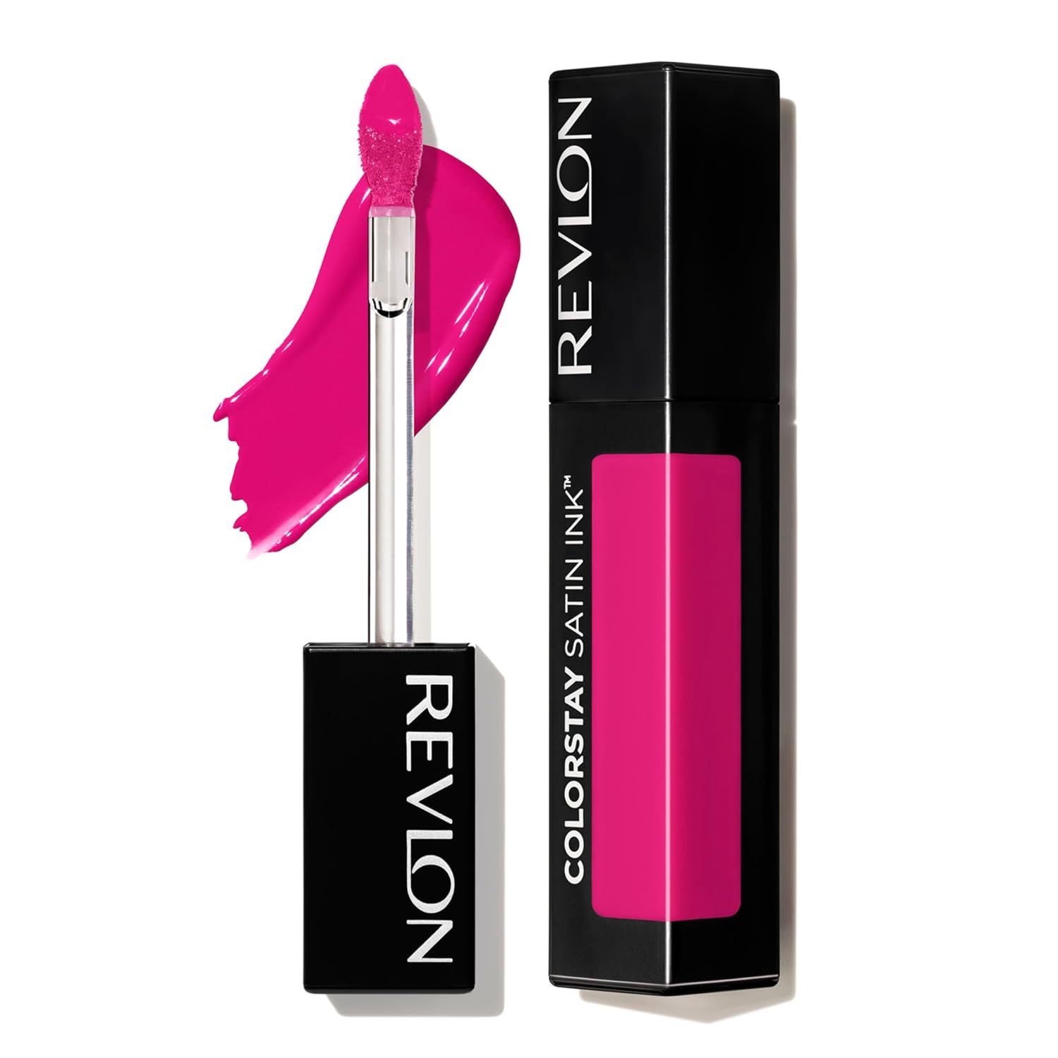 Revlon Liquid Lipstick, Lip Makeup, ColorStay Satin Ink, Longwear Rich Lip Colors, Formulated with Black Currant Seed Oil, 012 Seal the Deal, 0.17 fl. oz.-0