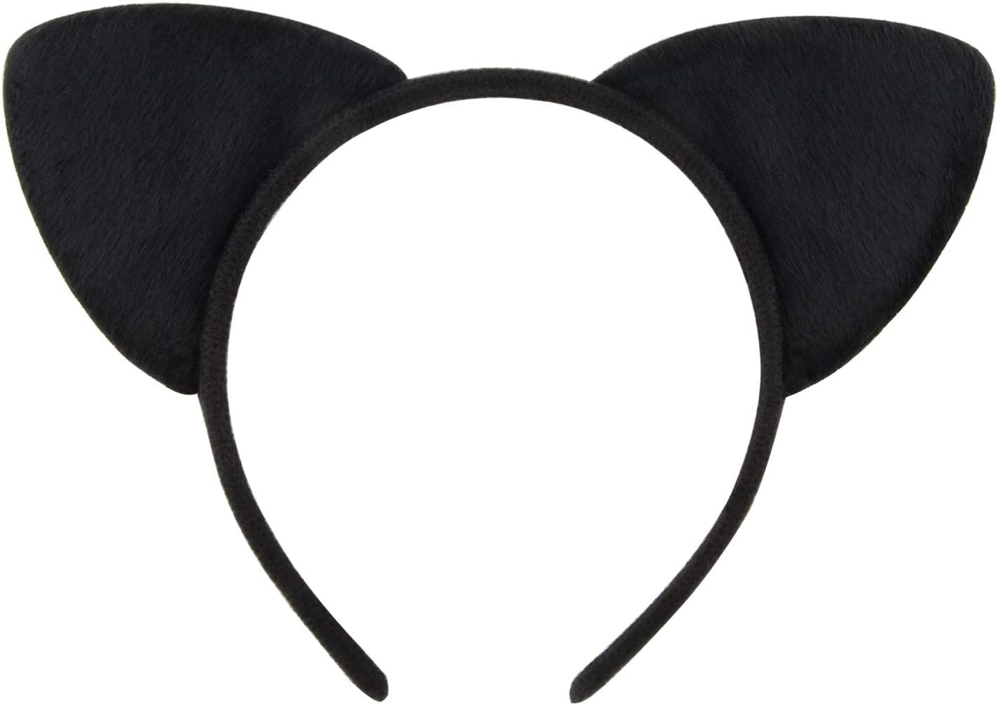 Black Cat Ears Headband Women Ears Costume Kitty Ears Headband for Cosplay Halloween Chriatmas Party Daily Decoration-0