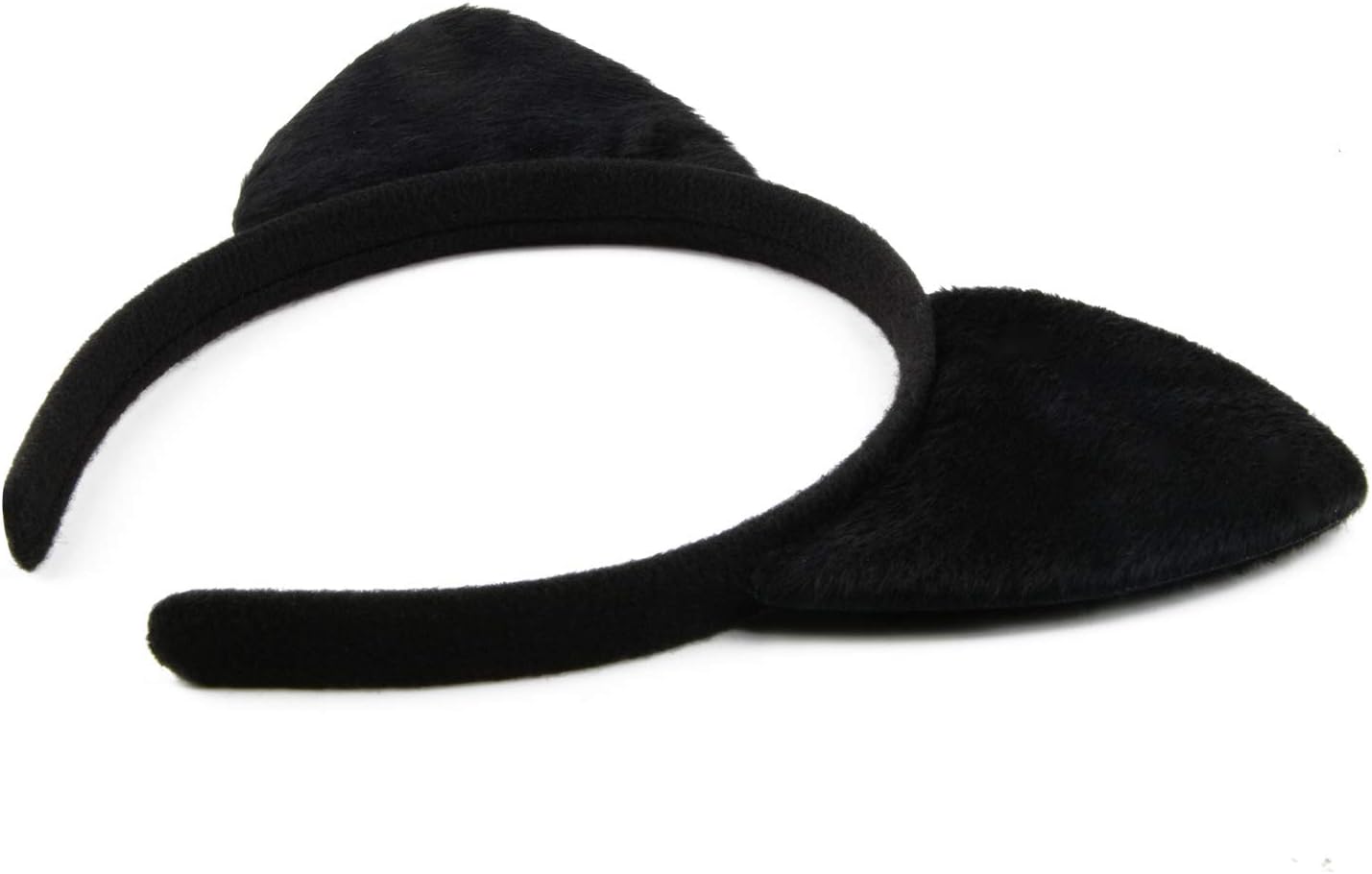 Black Cat Ears Headband Women Ears Costume Kitty Ears Headband for Cosplay Halloween Chriatmas Party Daily Decoration-6