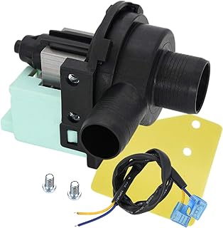 WD-5470-09 Washing Machine Drain Pump, LIYYOO Replacement Washers Drain Pump, Compatible with Haier Machine PCX-30L V12624 PPSB-04 GWT450AW HLP22P RWT150AW AP3437784 1227046 PS4128791