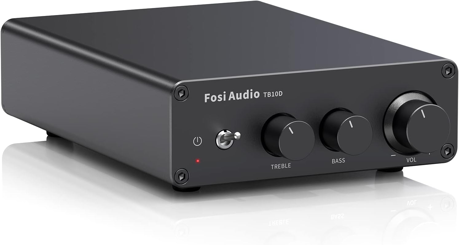 Fosi Audio TB10D 600W TPA3255 Power Amplifier Home Audio HiFi Stereo Class D Digital 2 Channel Integrated Mini Passive Speaker Amp-0