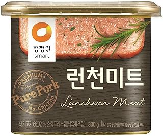 Chung Jung One O'Food Luncheon Meat (2 Pack), Premium Spam Pork Canned Meat, Ready-To-Eat, Pantry Staple, Pack of 2