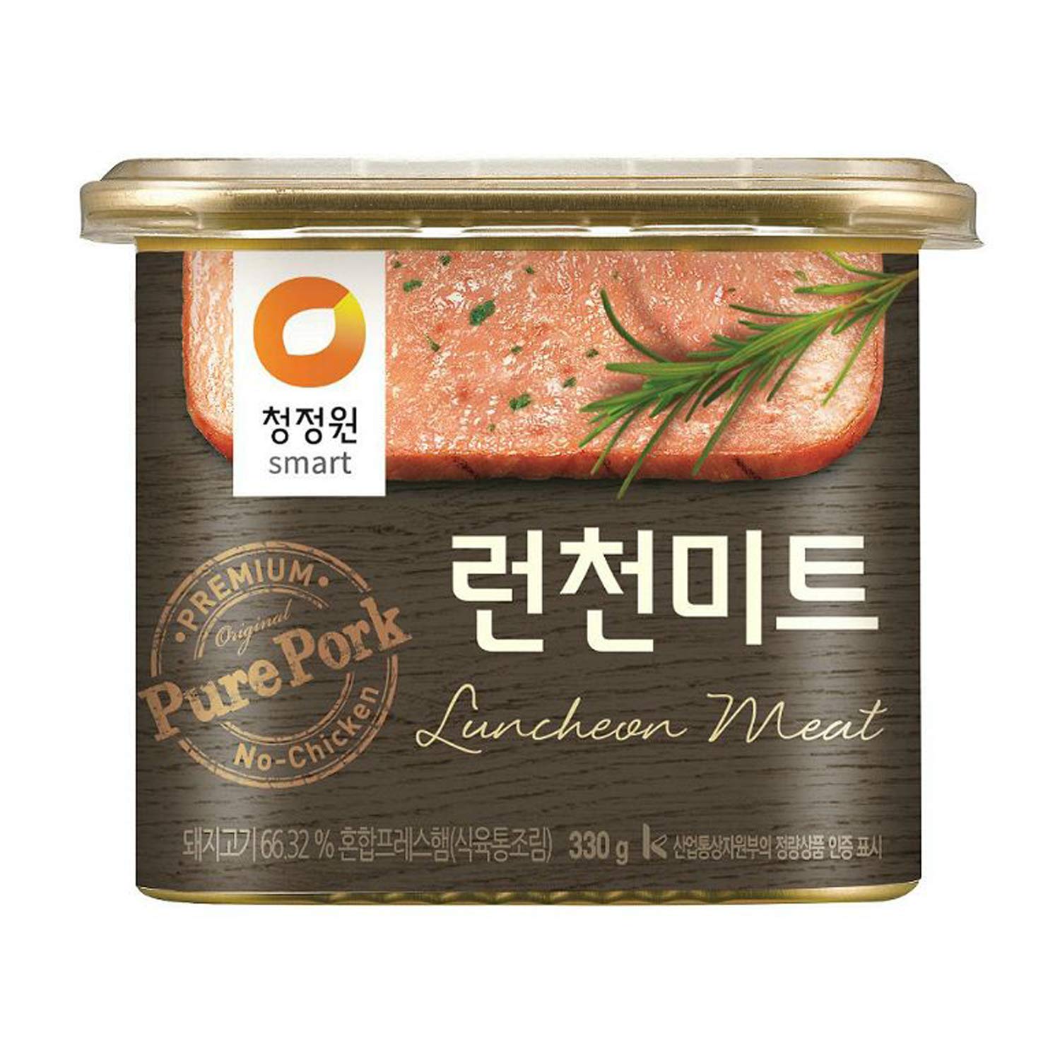 Chung Jung One O'Food Luncheon Meat (2 Pack), Premium Spam Pork Canned Meat, Ready-To-Eat, Pantry Staple, Pack of 2-0