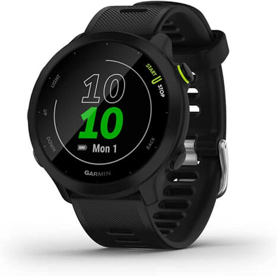 Garmin Forerunner 55, GPS Running Watch with Daily Suggested Workouts, Up to 2 weeks of Battery Life, Black - 010-02562-00-0