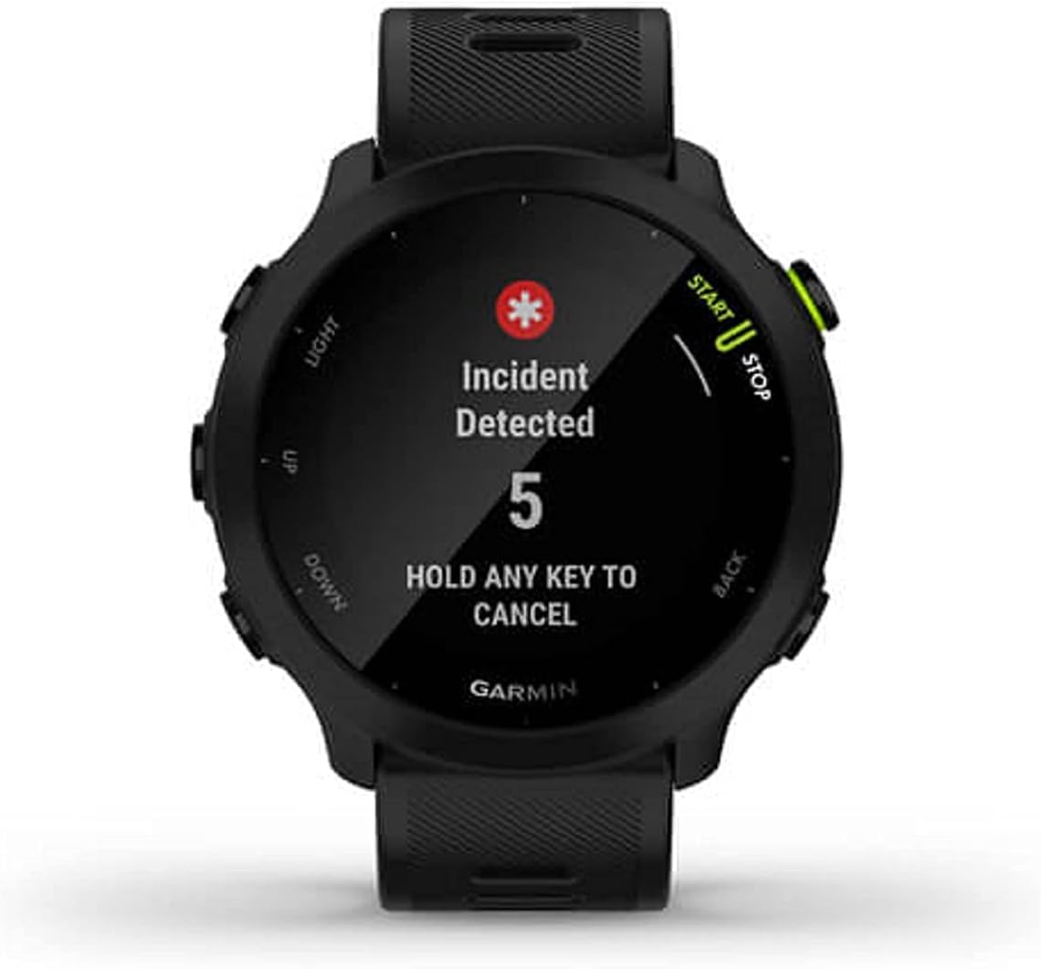 Garmin Forerunner 55, GPS Running Watch with Daily Suggested Workouts, Up to 2 weeks of Battery Life, Black - 010-02562-00-6