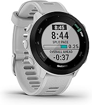 Garmin Forerunner 55, GPS Running Watch with Daily Suggested Workouts, Up to 2 weeks of Battery Life, White